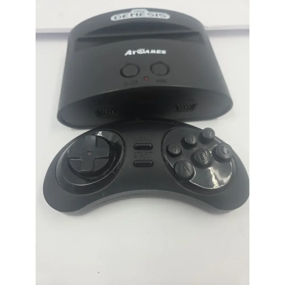 AtGames Sega Genesis Classic Console Built-In Games Plug Play Tested Working USA